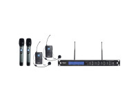 Karma Microfone Cabeça + Mão s/ Fios (2+2 unid) + Receptor UHF Karma Microfone Cabeça + Mão s/ Fios (2+2 unid) + Receptor UHF
